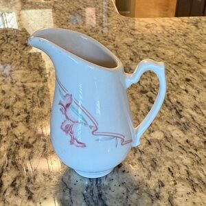 Vintage Homer Laughlin Floral Creamer/Pitcher with Floral Design